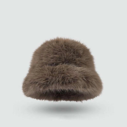 The Giselle Fur Hat - in Coffee