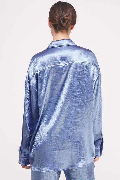 THE OPULENT SATIN SET — CELESTIAL BLUE