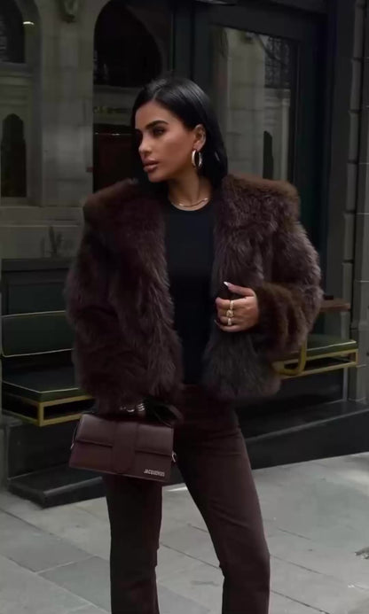 The Heiress Coat - In Rich Espresso Brown