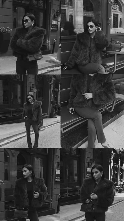 The Heiress Coat - In Rich Espresso Brown